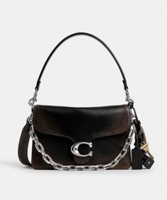 coach コーチ　タビー　チェーン　ブラック　レザー　ショルダーバッグ　cロゴ チェーン タビー ショルダー バッグ | COACH/コーチ | 三越